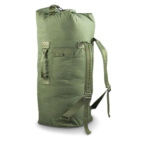 us military duffle bag.